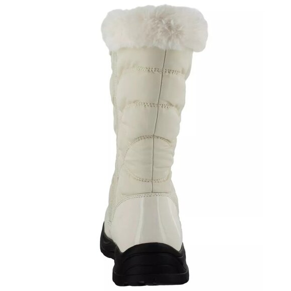 Easy Street Womens Cuddle Faux Fur Winter Boots - Picture 3 of 5